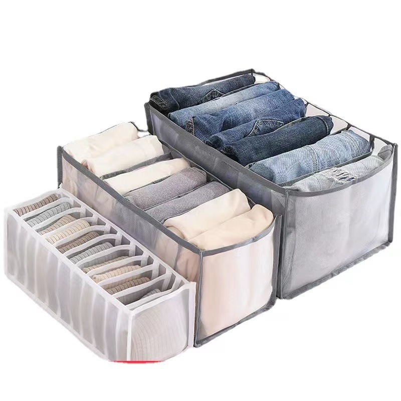 Gray large 9-grid 36*25*20
