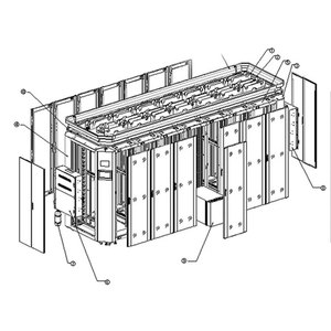 Soluzione di cablaggio di rete di medie dimensioni armadio di rete centro dati modulare integrato - Product Image 5