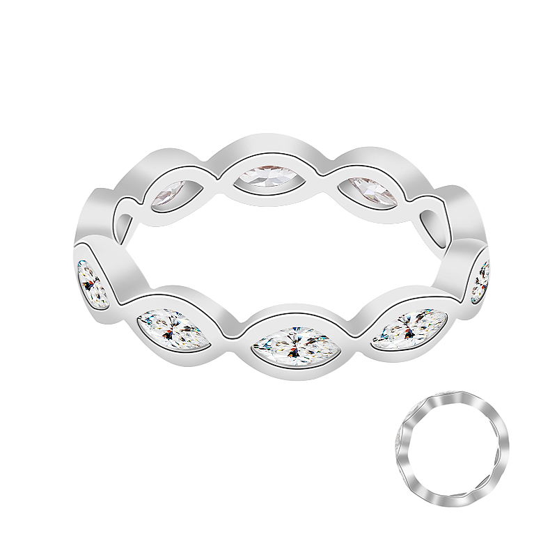 14k White Gold
