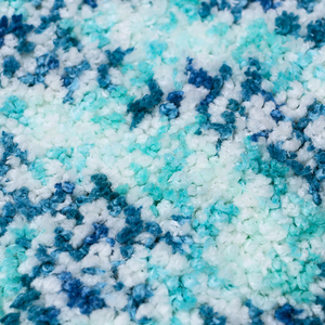 蓝色渐变混色地垫，吸水防滑浴室垫浴室套装 - Product Image 2