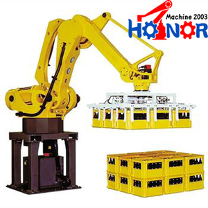 Línea de montaje automatizada Brazo robótico paletizador Robots articulados industriales Fanuc para carga y descarga Manipulación de materiales
