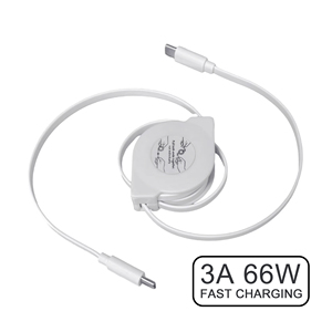 Quà Tặng Tùy Chỉnh 3A 66W Nhanh Chóng Sạc <span class=keywords><strong>USB</strong></span> Cáp Phẳng Có Thể Thu Vào 1M Cáp Dữ Liệu Loại C Để C Cho Iphone Samsung Huawei Xiaomi - Product Image 5