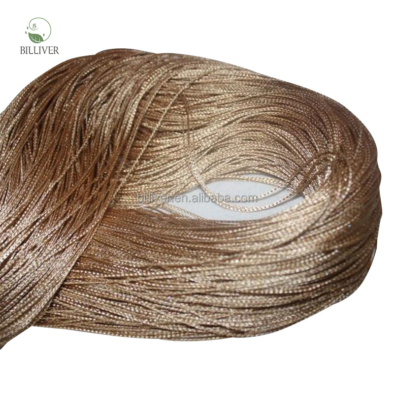 2 * 1M cord curtain champagne
