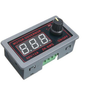ZK-BMG DC9-60V 12A PWM регулятор постоянного тока Регулируемый регулятор скорости цифровой дисплей частота рабочего цикла 500 Вт контроллер кодер - Product Image 1