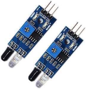 Módulo de Sensor de proximidad infrarrojo IR para coche inteligente DIY Robot evitación de obstáculos 3 cables reflectante fotoeléctrico Compatible