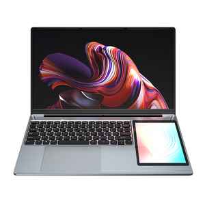 Dual Screen Laptops Intel N100 Processor 15.6&quot; IPS I7&quot; <strong>Touchscreen</strong> RGB <strong>Keyboard</strong> Laptop Computer - Product Image 4