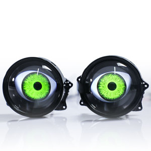 6 Pattern Mode Switching <strong>3</strong>-Inch Projector Demon Eyes <strong>LED</strong> Headlight for Cars Devil Eye with Remote Control New Condition - Product Image 5