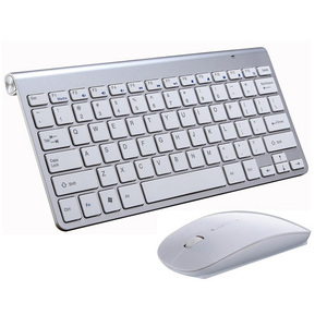 Miniteclado inalámbrico portátil de 2,4 GHz, conjunto combinado de ratón para ordenador portátil, escritorio, Windows, Mac, PC y Notebook