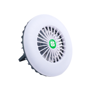 Ventilador de techo LED moderno con lámpara regulable con control remoto para sala de estar, dormitorio, motor de CC - Product Image 1