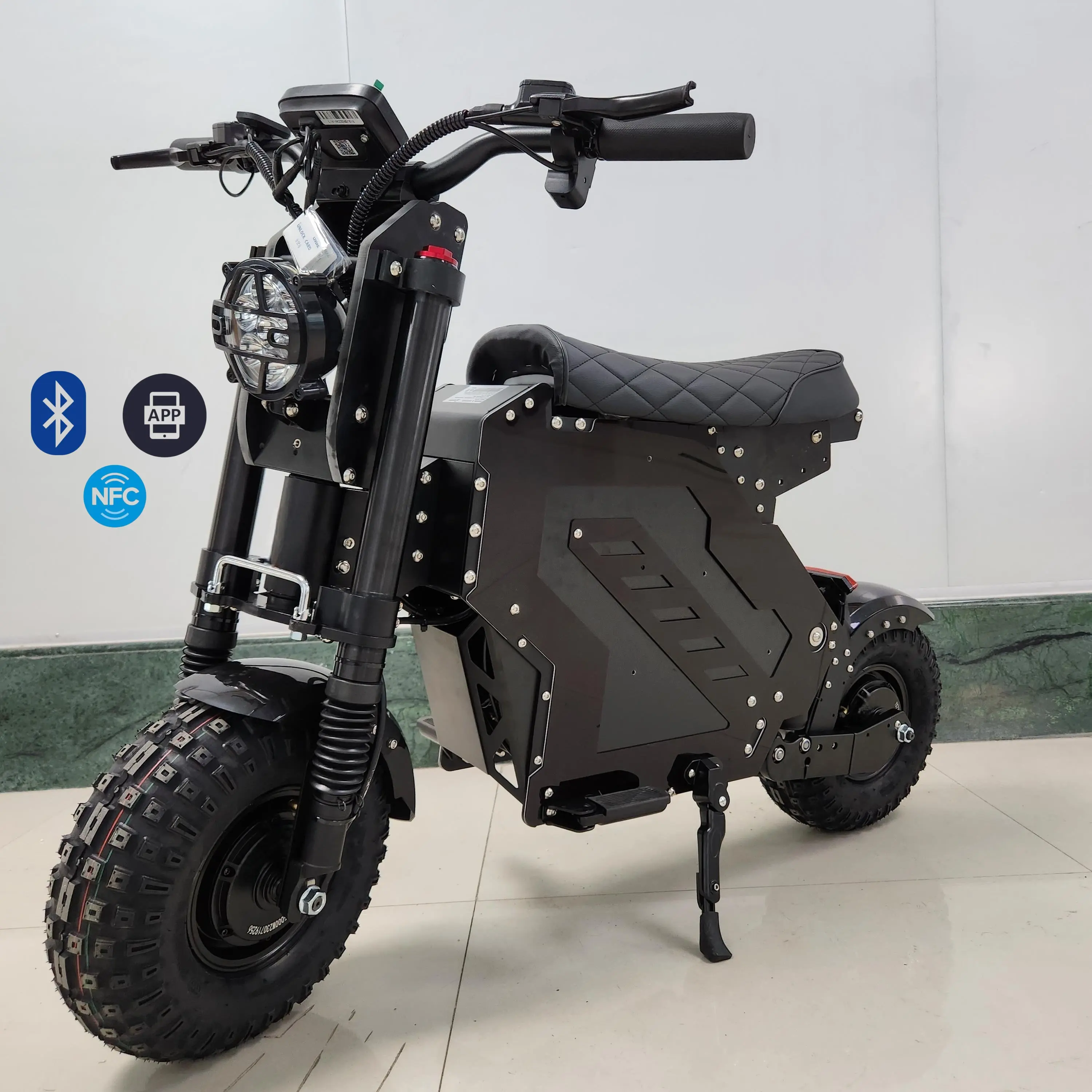 מולו 5 60-180Km E אופני קטנוע 72V טווח ארוך 8000W מנוע כפול קטנועים חשמליים לכל השטח עוצמתיים למבוגרים עם מושב למבוגרים