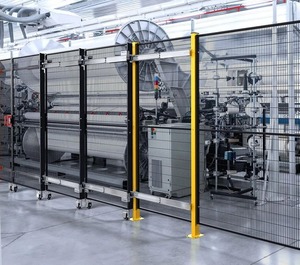 Magazzino isolamento netto quadrato-foro in metallo saldato rete divisoria recinzione tagliata e piega recinzione divisoria officina - Product Image 3
