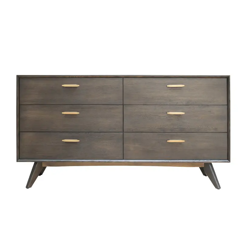 Classical Design Bedroom Furniture Hot Sales 6 Drawers bed room set Wooden chest Cabinet Dresser