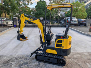 Yan salıncak fonksiyonu ile ekskavatör aksesuarları ile donatılmış şantiyeler için çok fonksiyonlu kullanım Mini ekskavatör 1ton - Product Image 2