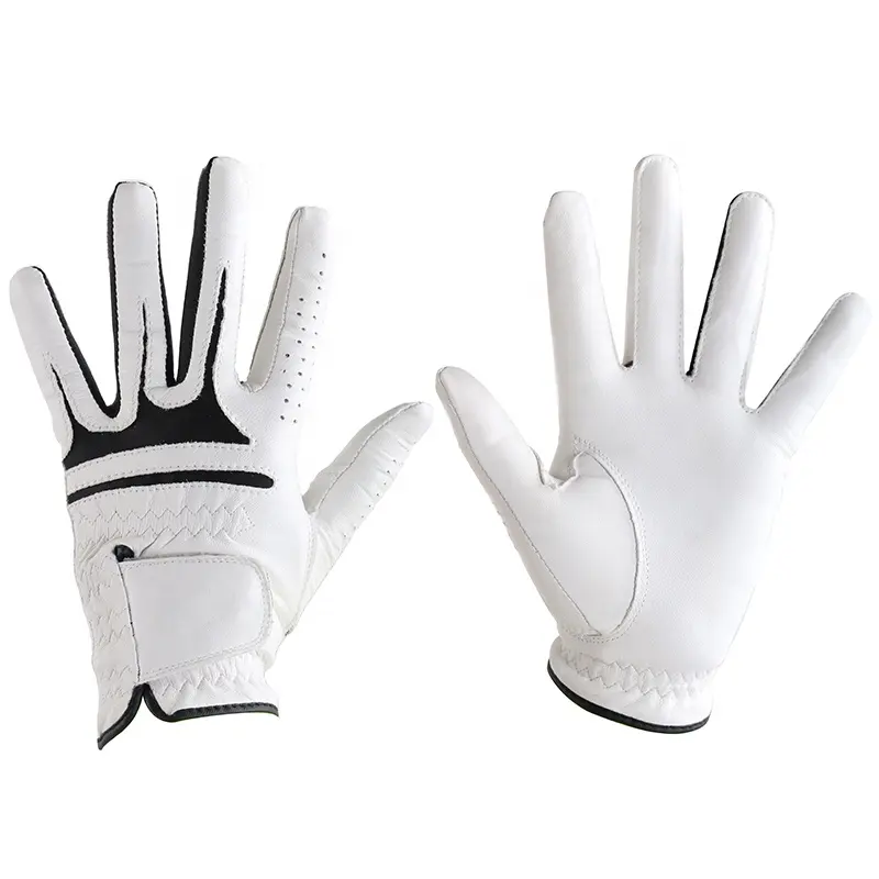 Großhandel Lammfell Leder Golf handschuhe Golf zubehör Herren Links Rechts Hand Weiche, atmungsaktive Golf handschuhe in Premium qualität