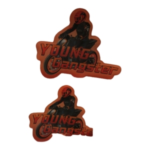 XJY Holographic <strong>Sticker</strong> Adhesive <strong>Stickers</strong> Die Cut PVC Cartoon Self Adhesive Waterproof BrandLogo Vinyl <strong>Stickers</strong> - Product Image 3