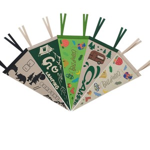 Banderín de fieltro de Color personalizado Banderines de cuerda Banderas triangulares a granel para decoraciones de festivales de fiesta de cumpleaños - Product Image 1