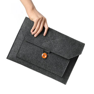 Benutzer definierte Laptop-Hülle Filz Ultraleichte <span class=keywords><strong>Notebook</strong></span> Tablet Pad Hülle Multi-Pocket-Tasche Tasche Aktentaschen für Datei <span class=keywords><strong>Notebook</strong></span> Ordner