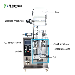 Tự động ngang Popsicle sô cô la mì ăn liền bánh mì kẹp thịt bánh kẹo thanh gối gói dòng chảy máy đóng gói - Product Image 4