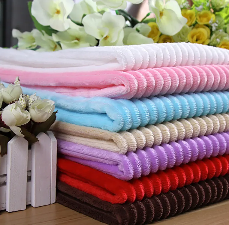 Hot 18w Soft And Friendly Microfiber Kid Child Textile Clothing Stretch Cotton Baby Wale Corduroy Fabric