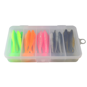 Palmer 31 cái 5.5cm <span class=keywords><strong>6</strong></span>.5cm 7.5cm Mồi câu cá Phụ Kiện <span class=keywords><strong>Jig</strong></span> Set mềm câu cá lure Worm Set <span class=keywords><strong>Jig</strong></span> head <span class=keywords><strong>Kit</strong></span> hộp câu cá lure <span class=keywords><strong>Kit</strong></span> - Product Image 4