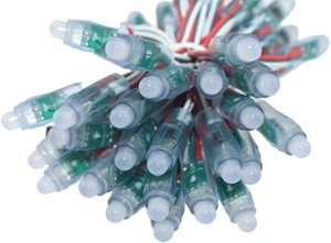 50pcs像素led RGB WS2811梦想变色可寻址圣诞串灯防水12毫米DC5V 12v广告板 - Product Image 2