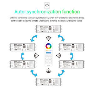 WiFi 5 in 1 LED şerit kontrol RGBW RGB CCT işık ALEXA sesli telefon APP kontrolü - Product Image 6
