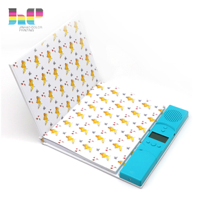 带按钮的音频板书声音模块儿童音乐书印刷 - Product Image 1
