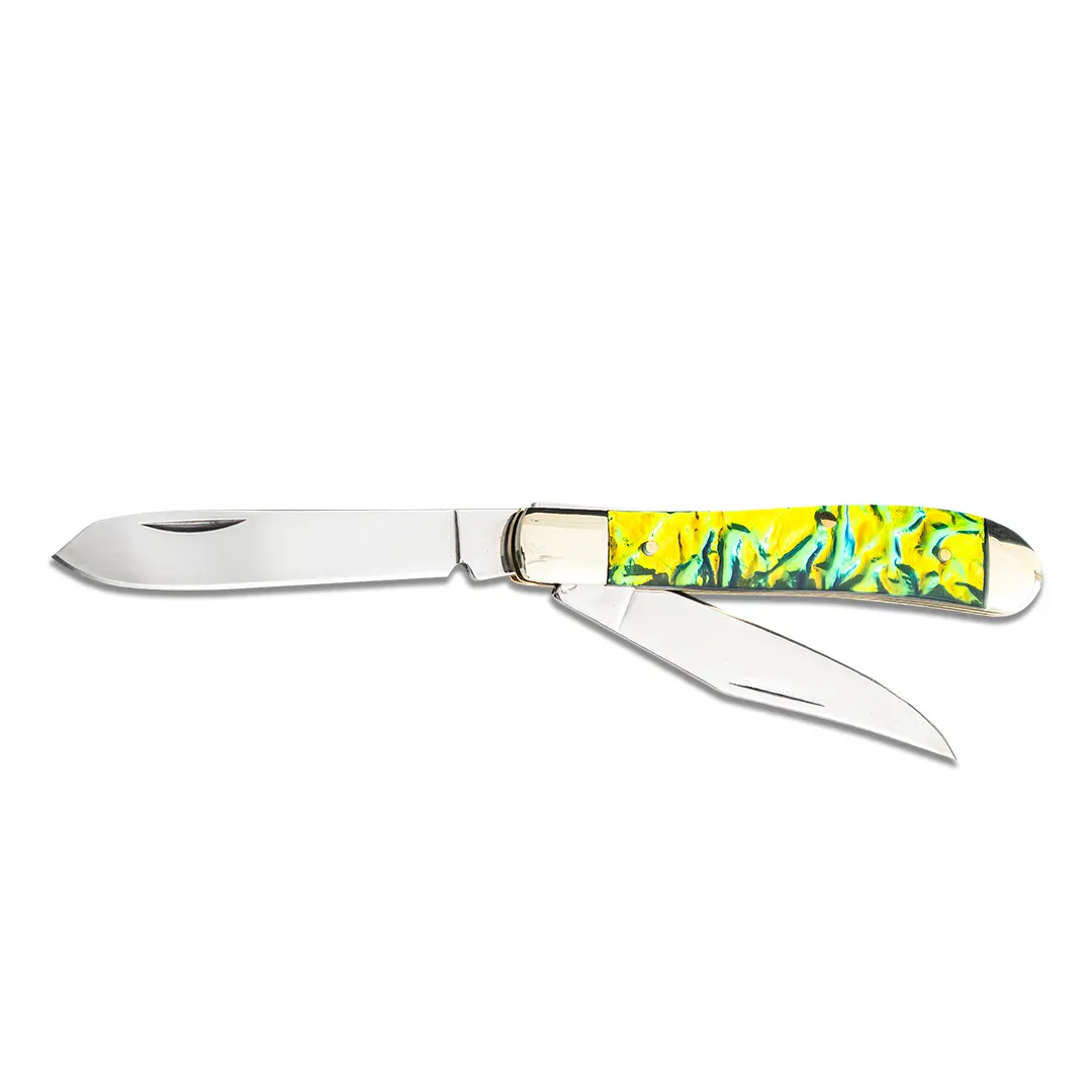공장 뜨거운 판매 절묘한 접이식 칼 높은 경도 날카로운 야외 칼 접는 칼