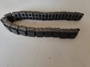 08B with <strong>G2</strong> Attachment Duplex Roller <strong>Chain</strong> Conveyor <strong>Chain</strong> with Rubber - Product Image 3