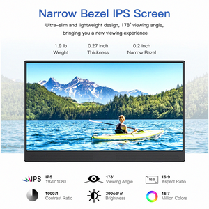 18.5&quot; Smart Portable Monitor Z18TV PRO with Google TV Touch Screen Display for <strong>Mini</strong> PC Laptop Phone <strong>Xbox</strong> PS4 PS5 Switch