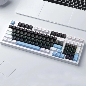有线小批量彩色RGB键盘定制98键RGB电脑游戏机械键盘 - Product Image 5
