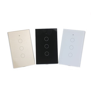 USA Smart Home <strong>Automation</strong> 1/2/3 Gang US Smart Wall <strong>Switch</strong> <strong>WIFI</strong> Crystal Glass Wireless Light <strong>Switch</strong> Tuya App <strong>WIFI</strong> Remote <strong>Switch</strong> - Product Image 2