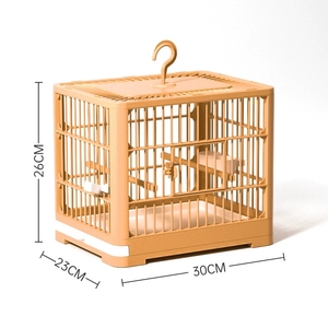 Offres Spéciales maison voyage perroquet Cage oiseau Villa cage à oiseaux poignée oiseau voyage transporteur Cage - Product Image 5