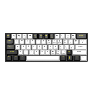 Azerty 61键电脑机械键盘人体工程学60% 便携式游戏玩家红蓝棕色开关键盘廉价游戏键盘 - Product Image 1