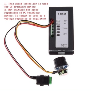 CCM5D digital <strong>display</strong> <strong>PWM</strong> DC motor speed <strong>controller</strong> 6V12V24V stepless speed control switch <strong>display</strong> case - Product Image 2