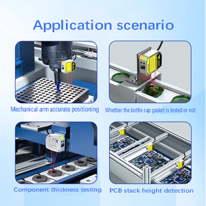 Salidas de sensor de desplazamiento micro láser de rango con salidas analógicas de voltaje y corriente - Product Image 3