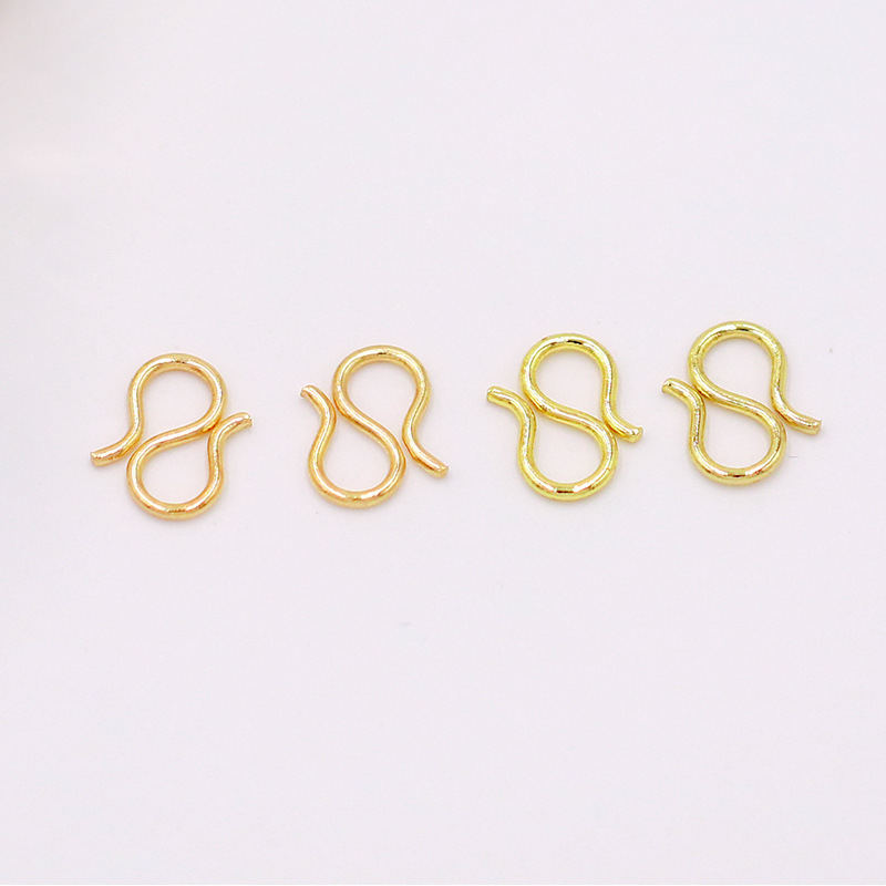 18K real gold S buckle