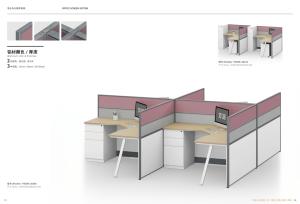 Máy Trạm văn phòng chuyên nghiệp nhân viên bàn với Tủ hồ sơ có thể khóa lưu trữ an toàn cho dữ liệu kinh doanh nhạy cảm - Product Image 3