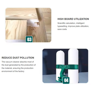 Automatisches Laden Entladen 3-Achsen-CNC-Fräser-Schneidemaschine mit vier Spindeln für die Herstellung von Holz-und Küchen schrank türen - Product Image 4