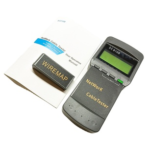 SC8108ポータブルネットワークメーター & LAN電話ケーブルテスター & LCDディスプレイ付きメーターRJ45ワイヤレスCAT5eRJ45メーターネットワークテスター - Product Image 2