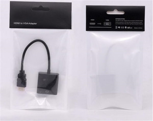 Adaptador HDMI a VGA con cable Extractor de audio de 3,5mm Cable de conversión de fuente de alimentación USB PC HDMI macho a VGA hembra convertidor de video - Product Image 6
