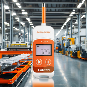 Registrador de datos de temperatura USB 2 + con sensor de termopar, transmisor USB, Registrador de temperatura industrial y doméstico para interiores