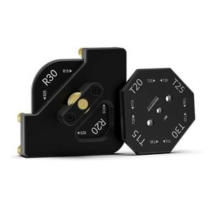4 in1コーナー半径クイックジグルーターテーブルテンプレートジグアークアングルハーフフィレットロケータージグ木工トリミングツール用 - Product Image 1
