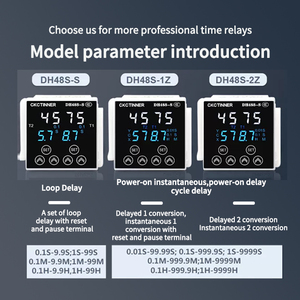 DH48S-S relè temporale digitale ciclo infinito ritardo Timer relè 220V/24V Controller - Product Image 4