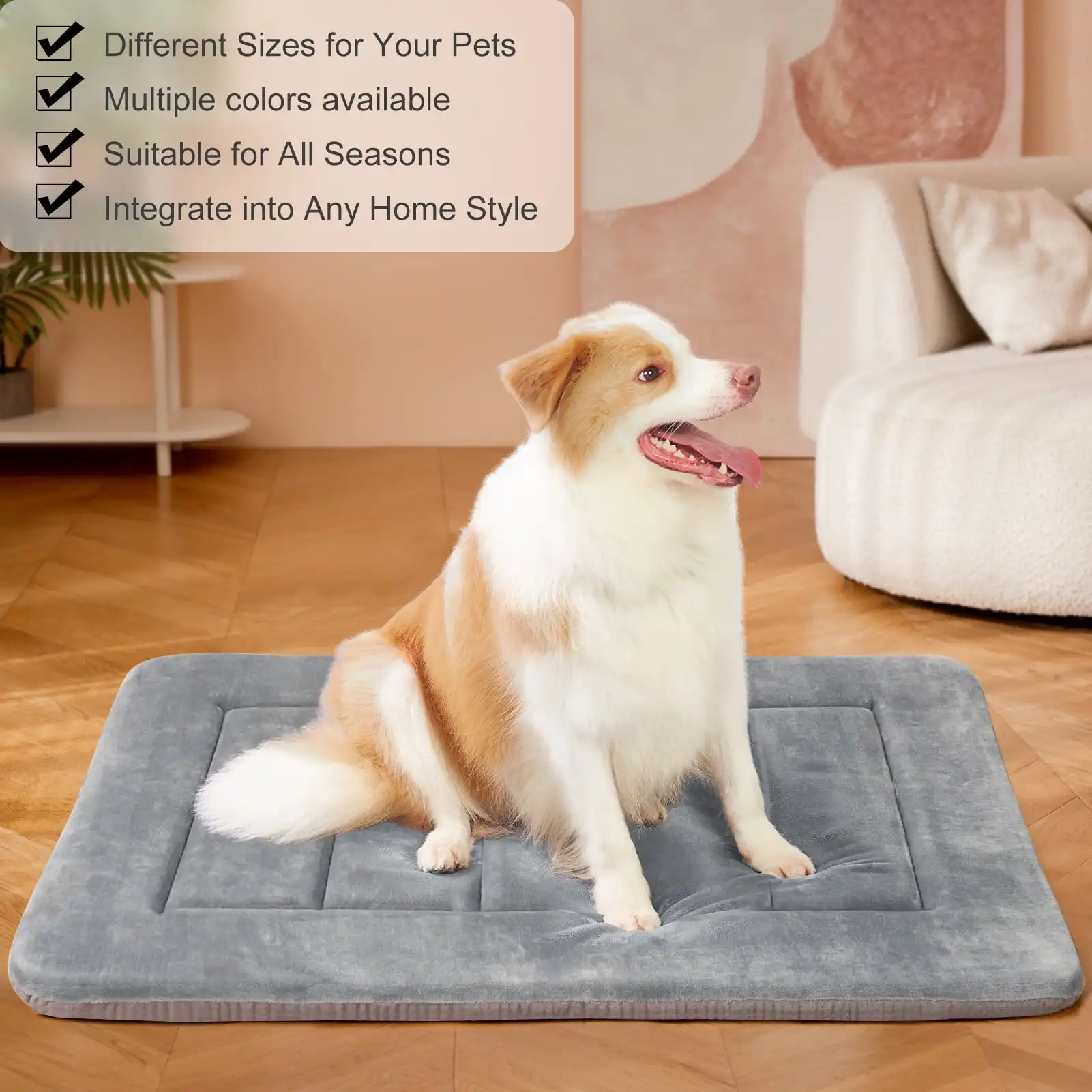 Высококачественные экологически чистые материалы, кровать для собак, моющаяся подушка для питомника, Противоскользящий коврик для домашних животных