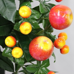 Customizable Artificial Simulation Decorative Plant the <strong>Descendants</strong> <strong>of</strong> Golden Jade Pole Are Full <strong>of</strong> Yellow Apples Fruit Tree - Product Image 4