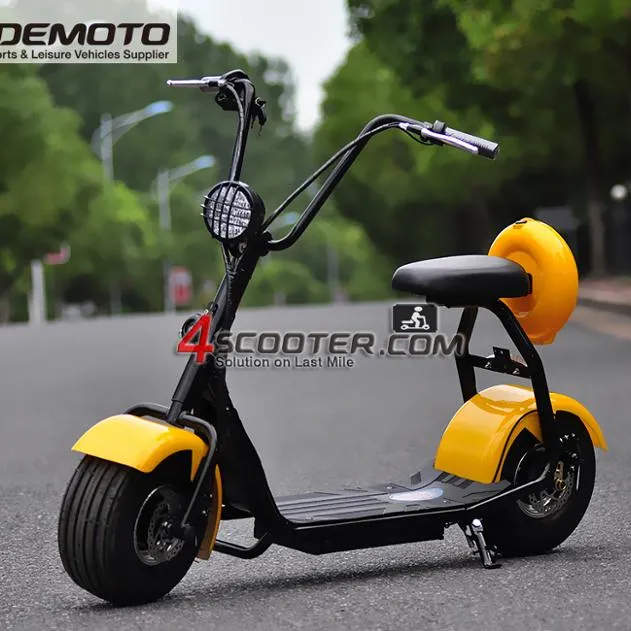 Cidade coco jantar scooter elétrico mini chopper, motocicleta scooter eléctrico barato