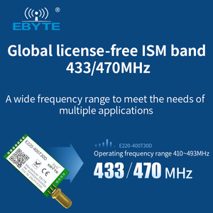 Ebyte odm E220-400T30D llc68 מודול 433mhz 10 ק "מ משדר אלחוטי מקלט מרחוק