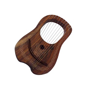 In legno di palissandro Lyra arpa 10 corde di strumenti musicali Con Tasto di Sintonizzazione - Product Image 3