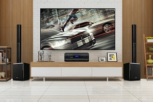 10&quot; Portable Linear Array Column Cinema Passive Speaker with Piano Painting - Product Image 6